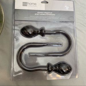NEW JcPenny Home collection window elegant scarf curtain holder